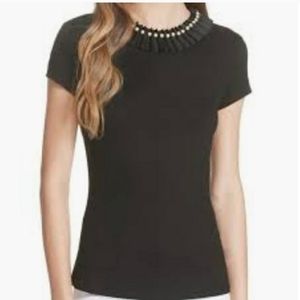 Top with Pearl Collar